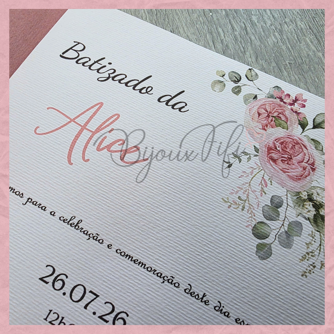 Convite Capa "Old Rose" V2