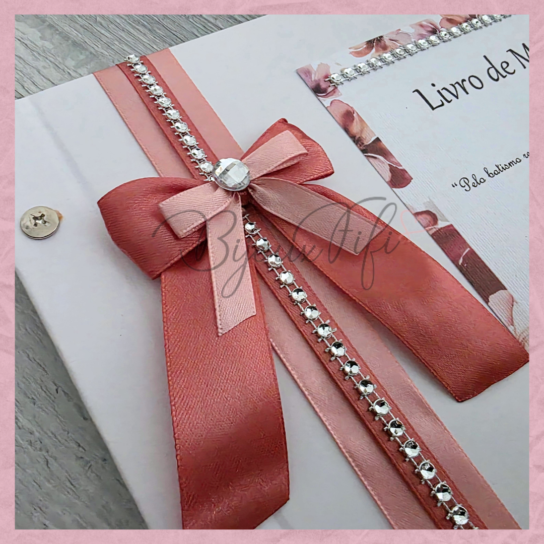 Livro de Honra A4 "Dark Pink"