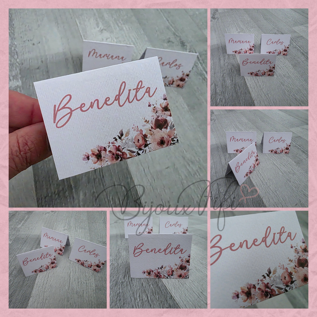 Marcador de Mesa Individual "Dark Pink"