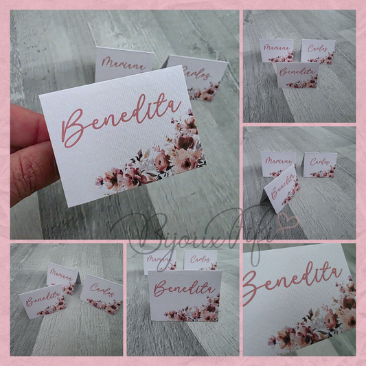 Marcador de Mesa Individual "Dark Pink"