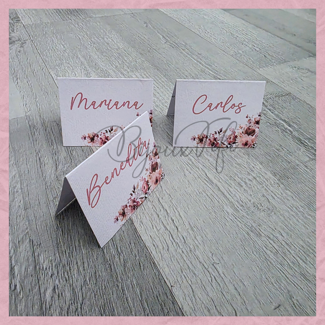 Marcador de Mesa Individual "Dark Pink"