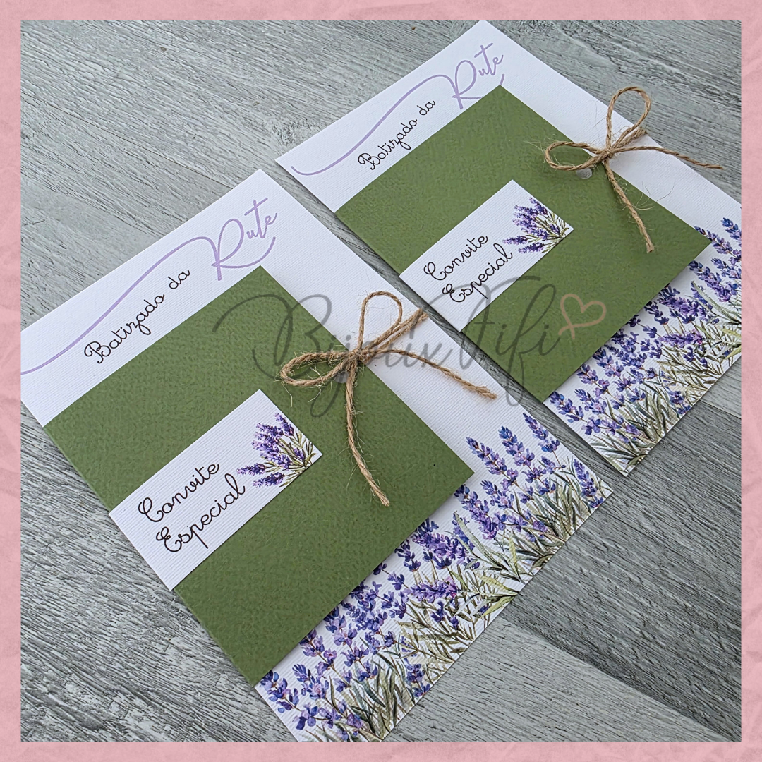 Convite "Lavanda"