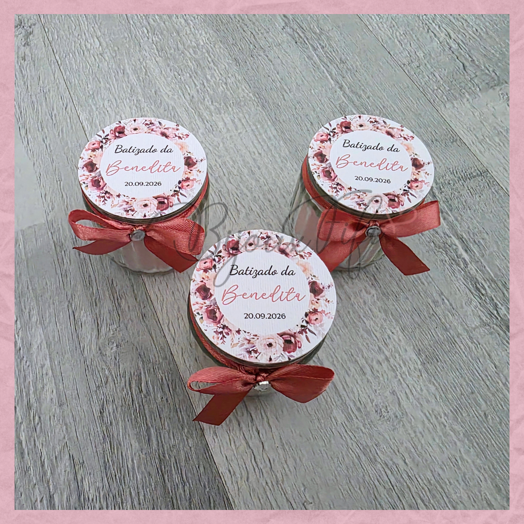 Vela em frasco "Dark Pink"