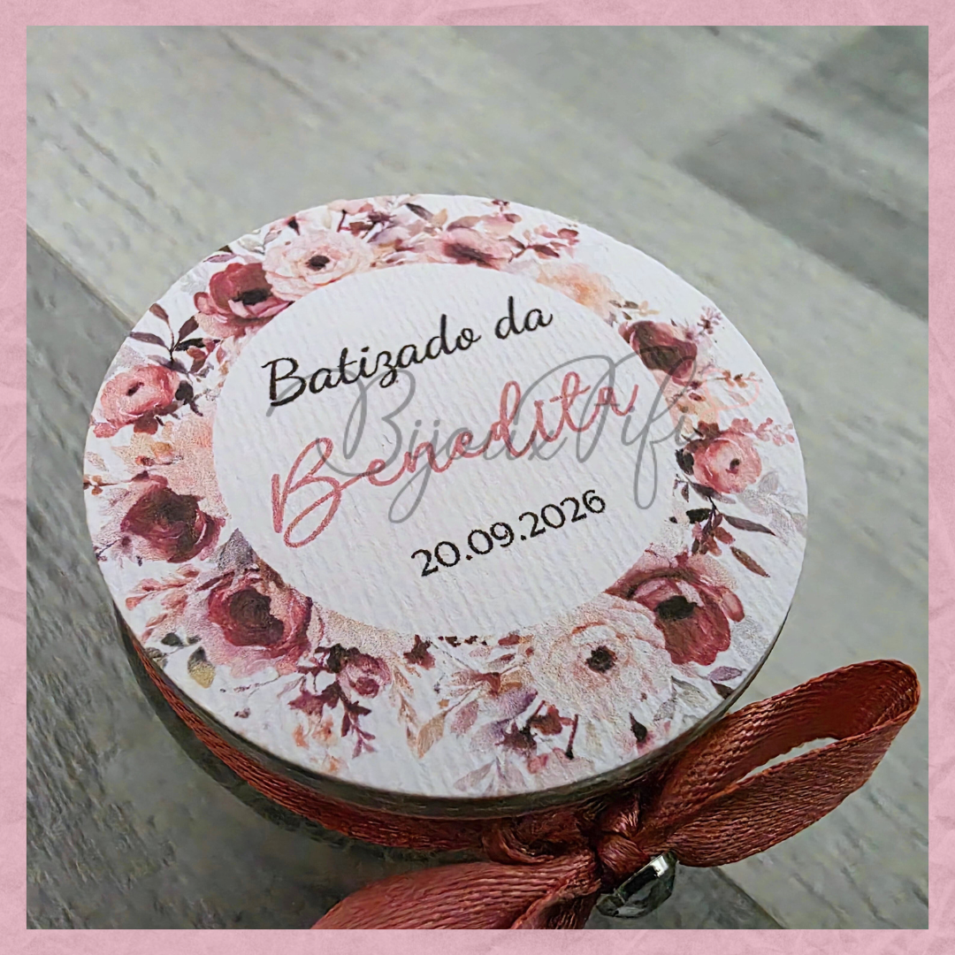 Vela em frasco "Dark Pink"