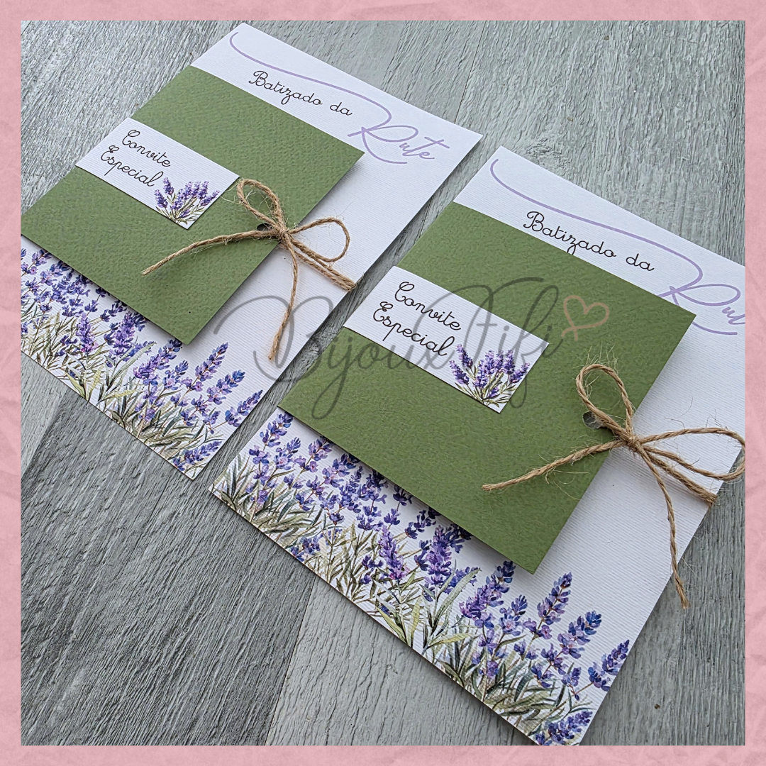 Convite "Lavanda"