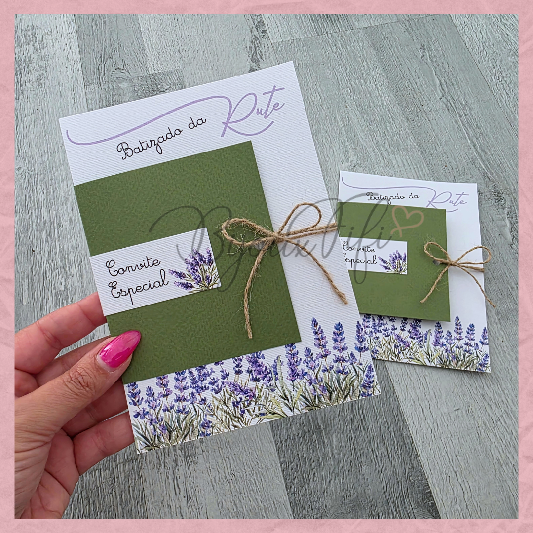 Convite "Lavanda"