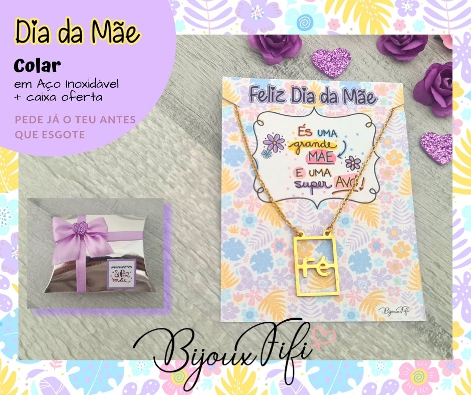 Colar Fé Dourado