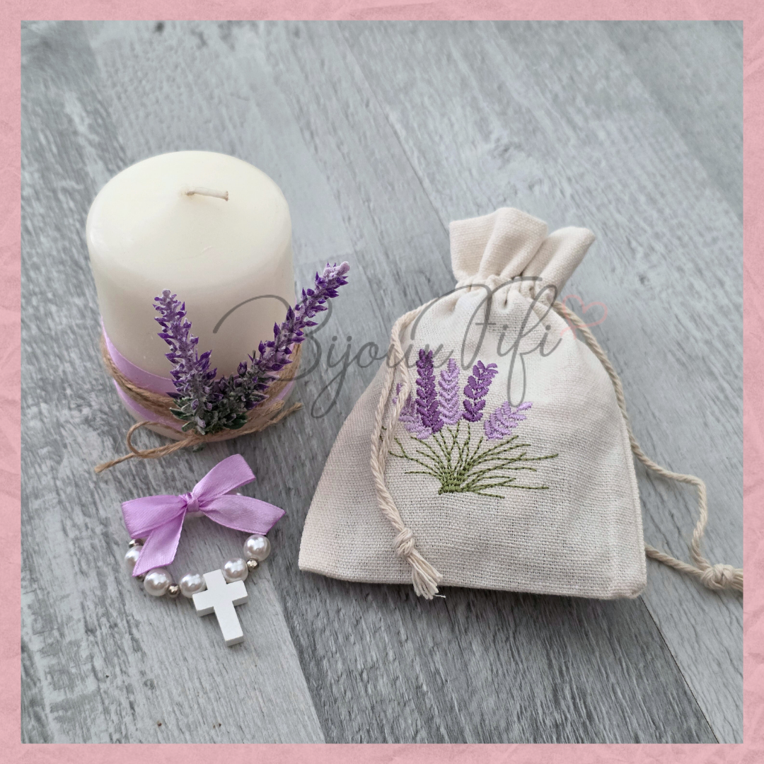 Caixa Oferta Madrinha/Avó/Mãe "Lavanda"