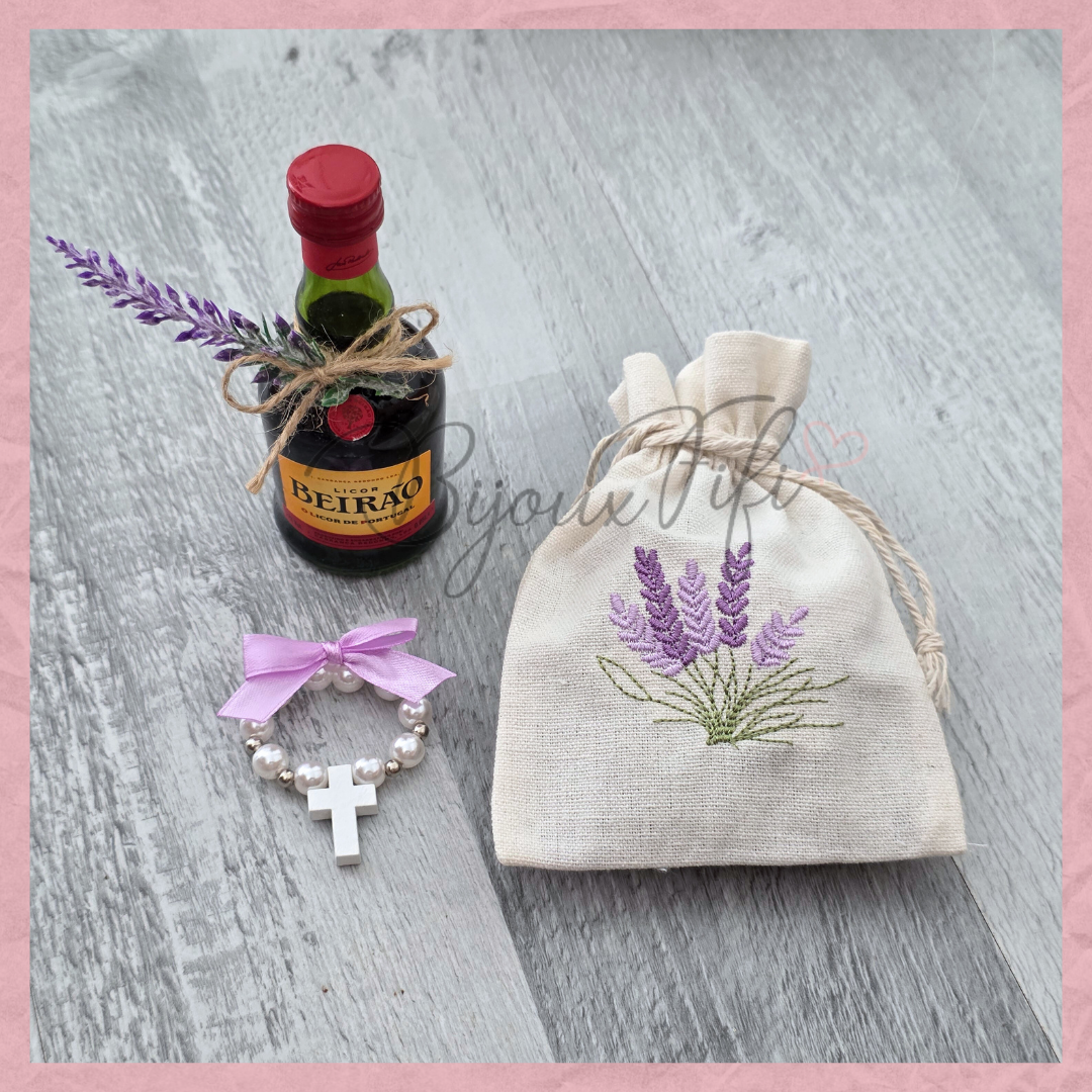 Caixa Oferta Padrinho/Avô/Pai "Lavanda"