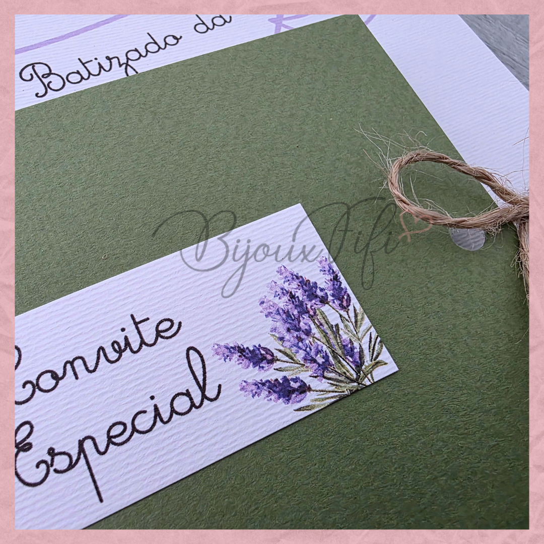 Convite "Lavanda"