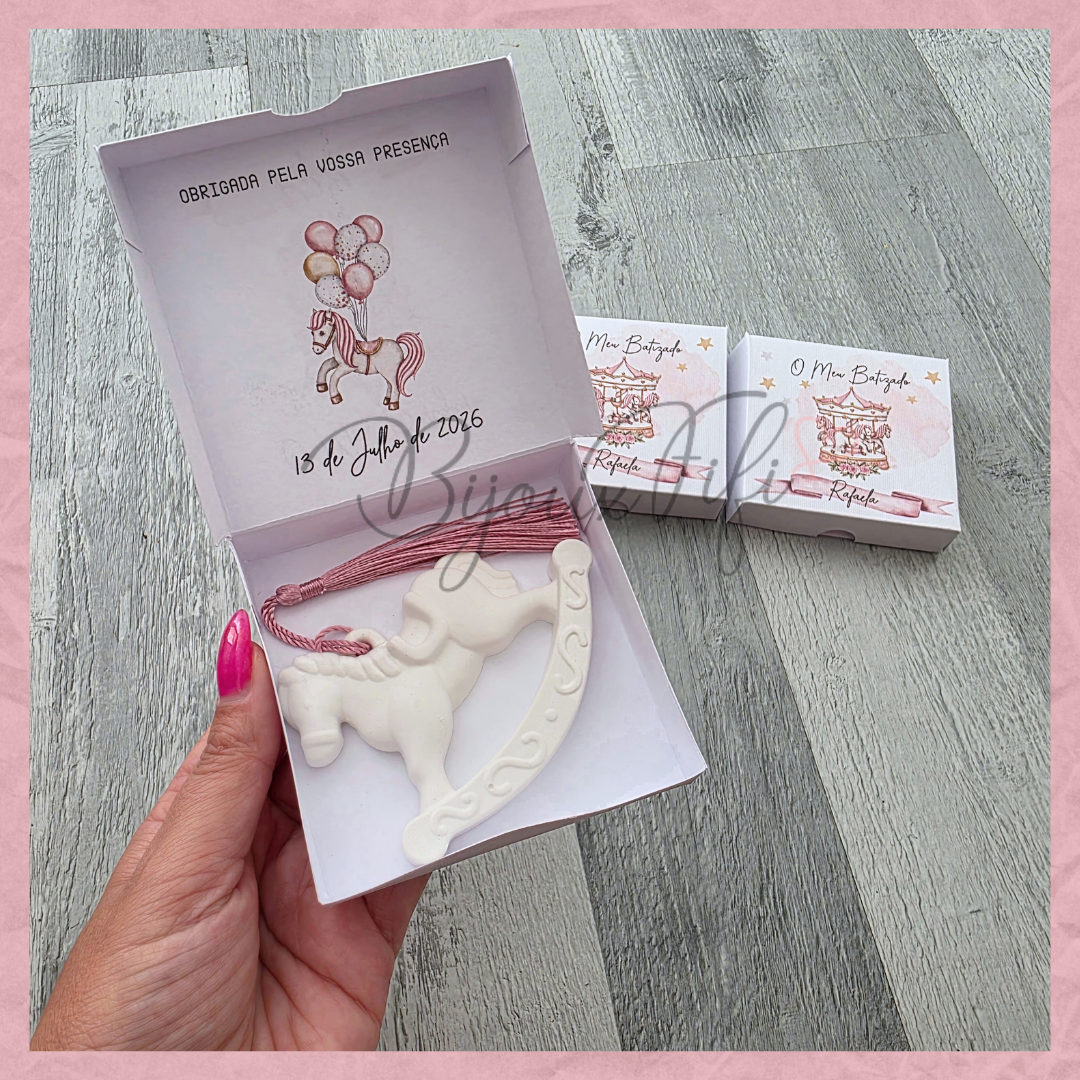 Caixa com gesso perfumado "Fun Park" Rose