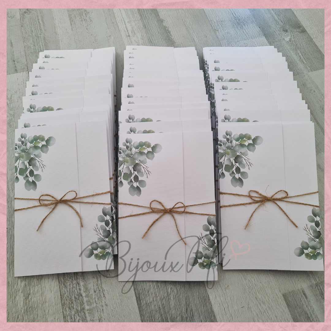Convite Wedding "Eucalyptus" MB056