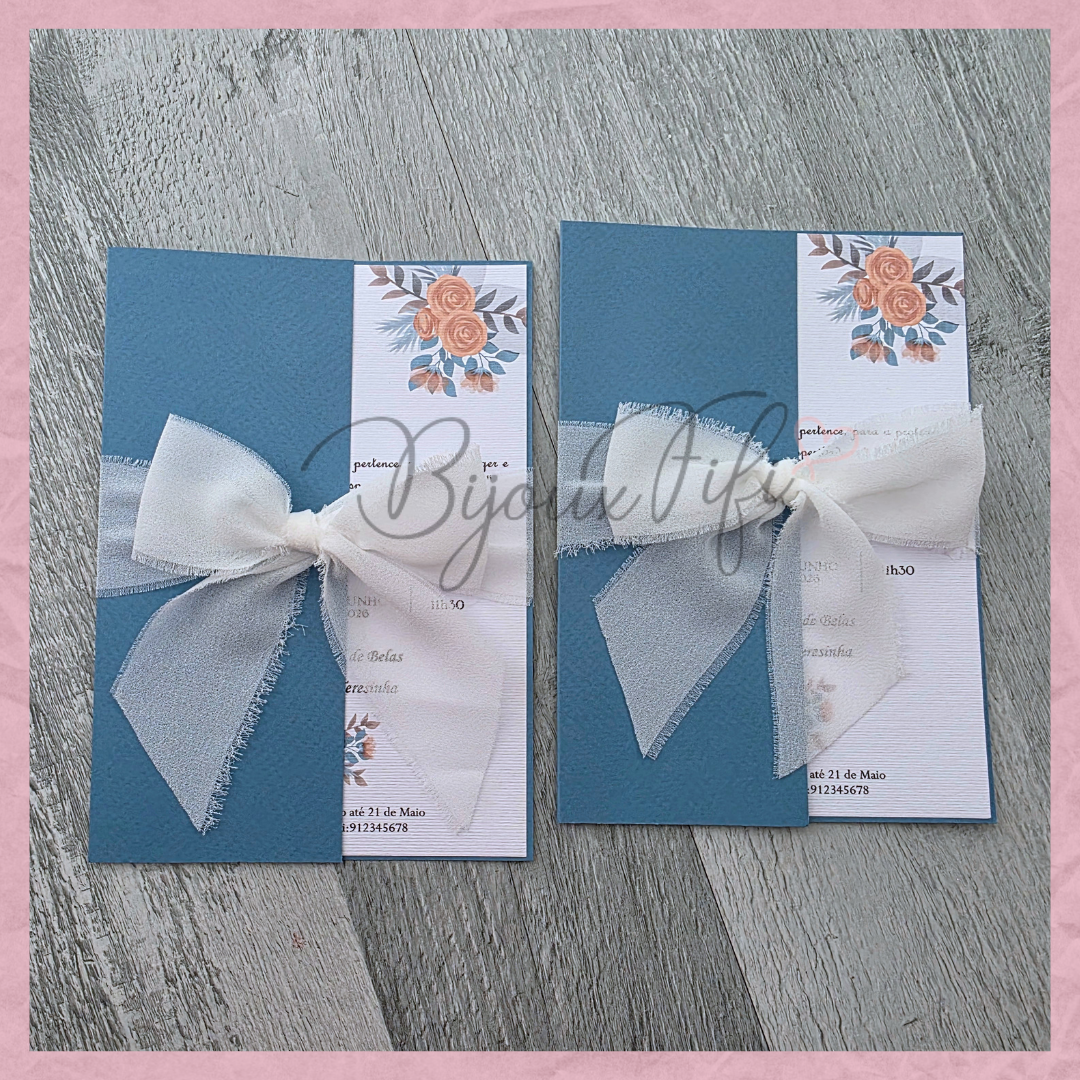 Convite Capa "Ice so Blue" V2