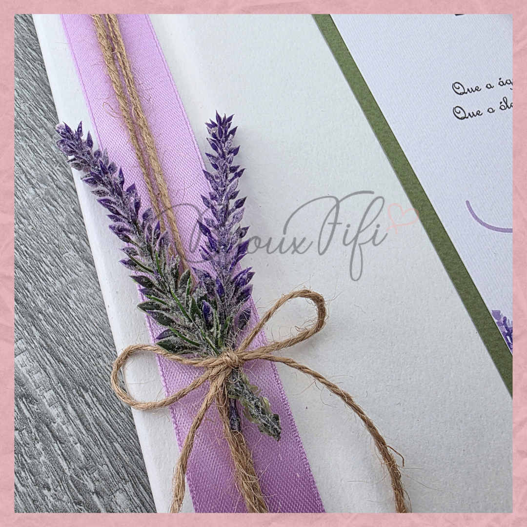 Livro de Honra A4 "Lavanda"