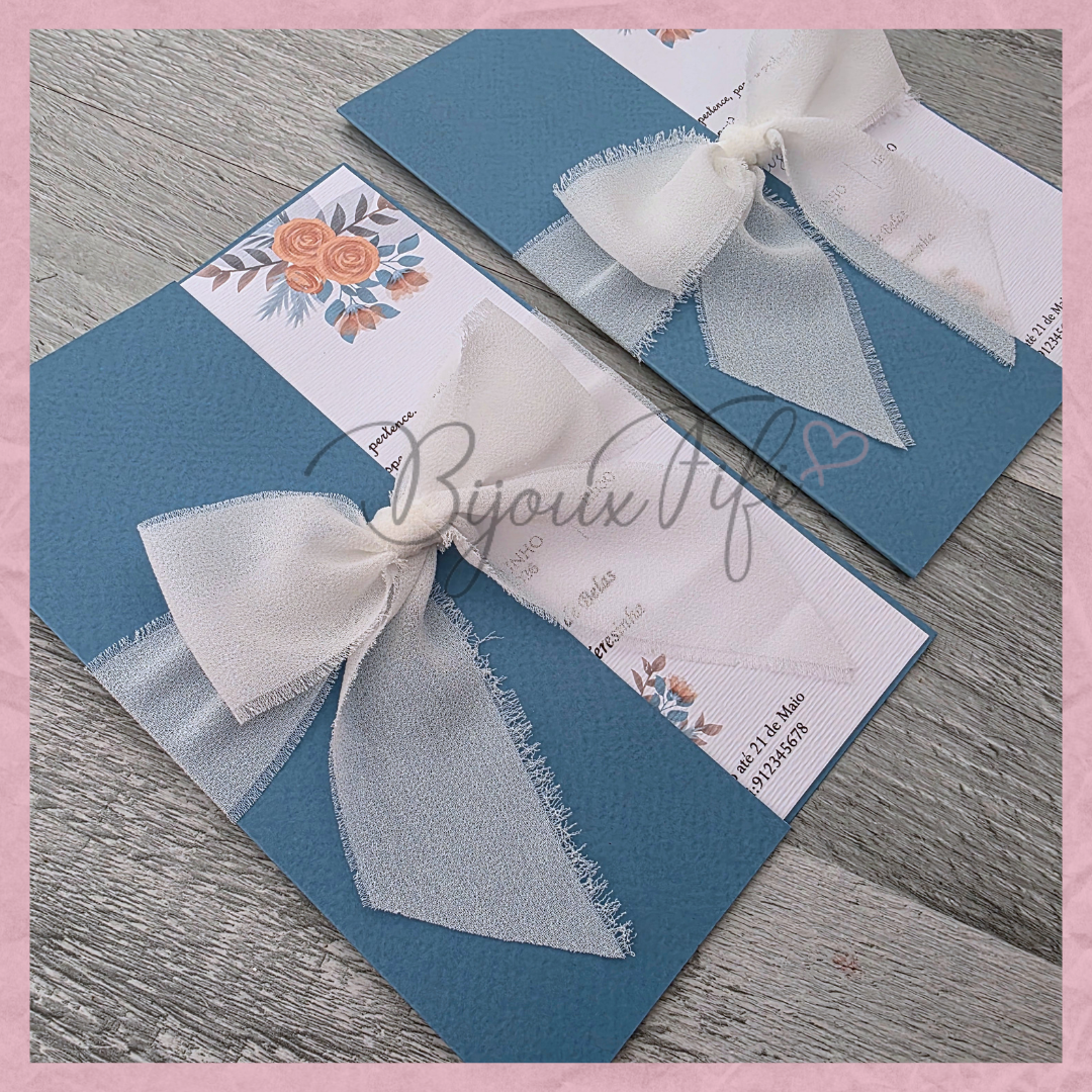Convite Capa "Ice so Blue" V2