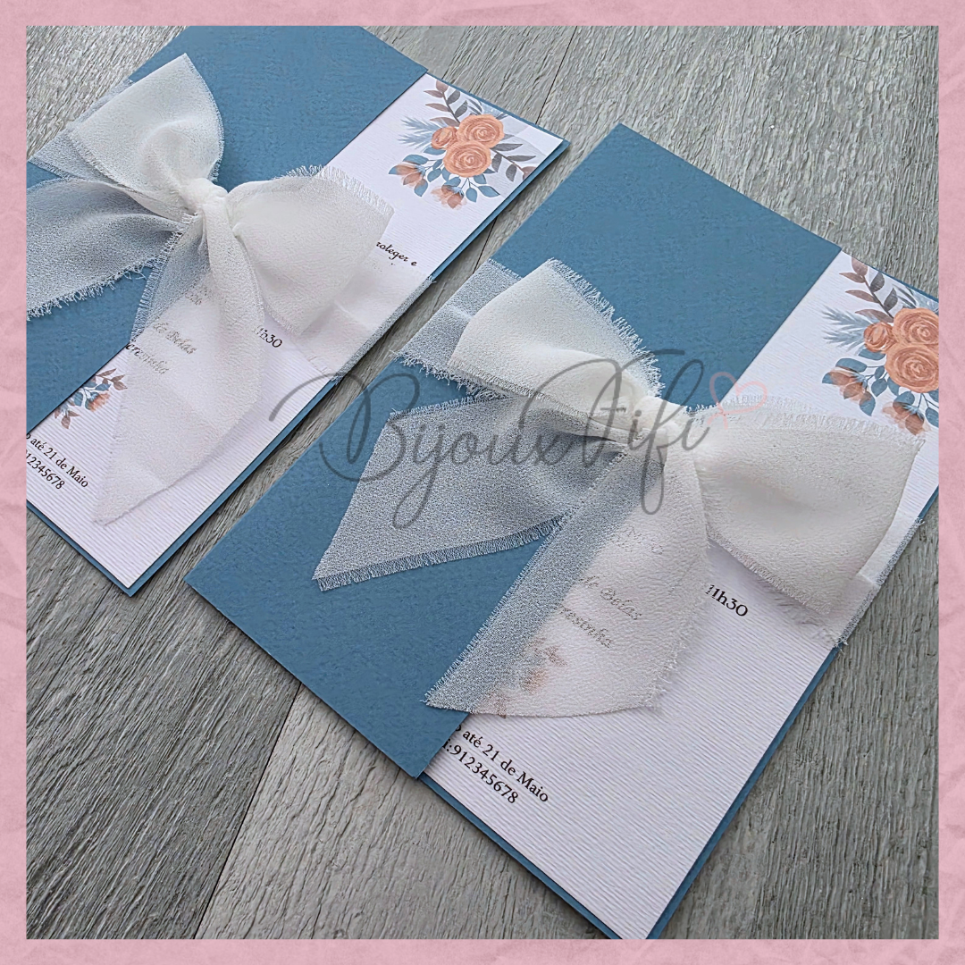 Convite Capa "Ice so Blue" V2
