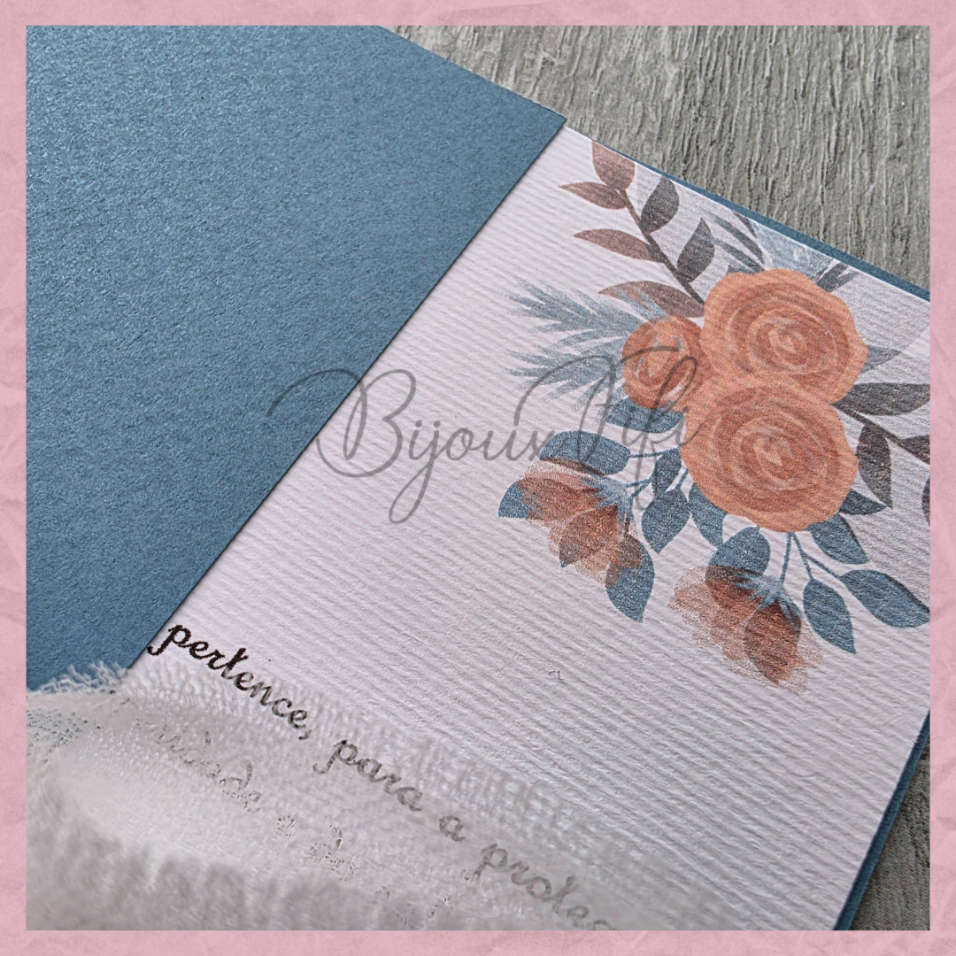 Convite Capa "Ice so Blue" V2