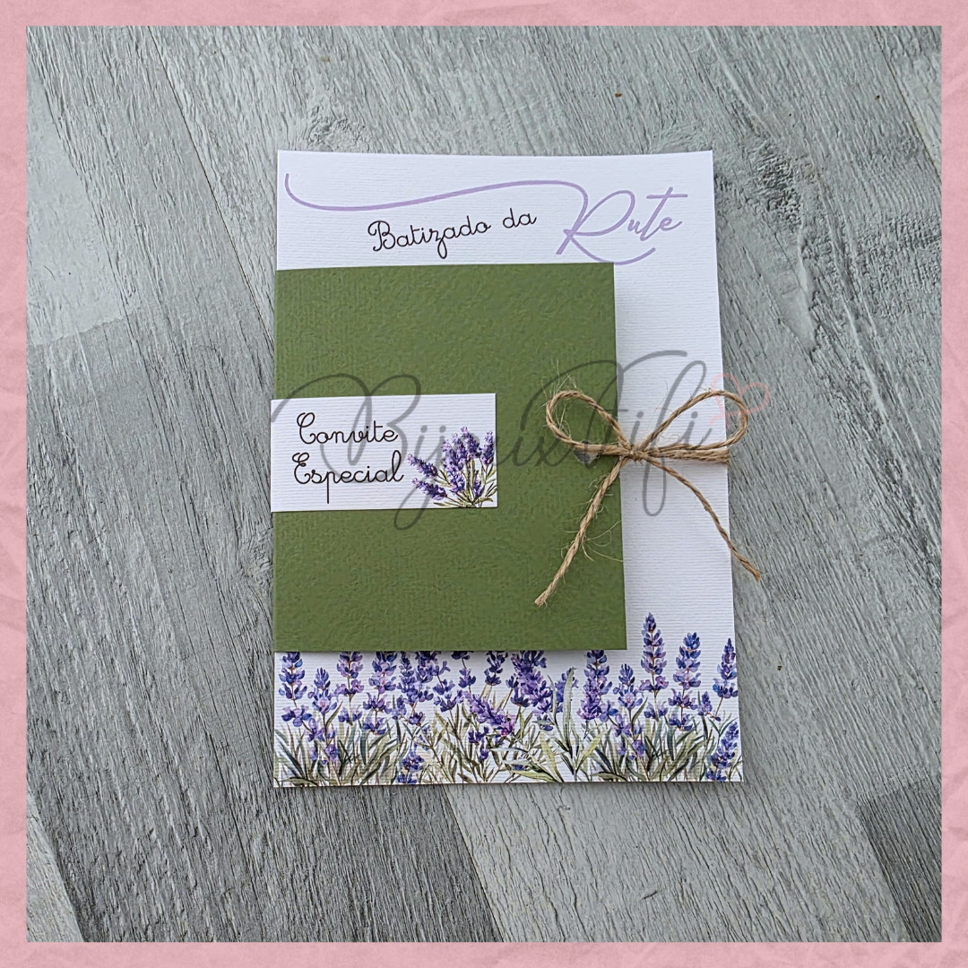 Convite "Lavanda"