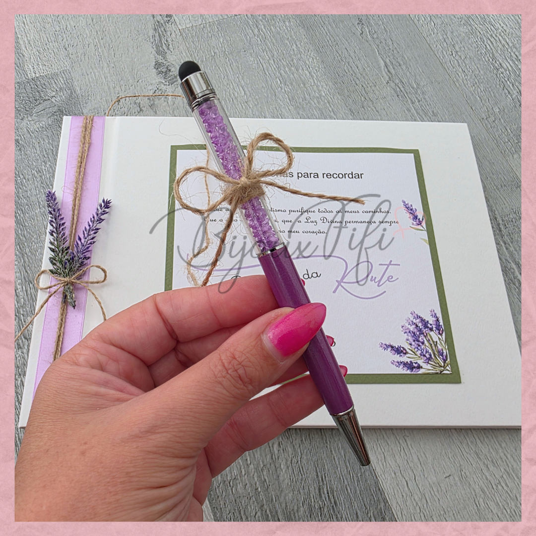 Livro de Honra A4 "Lavanda"