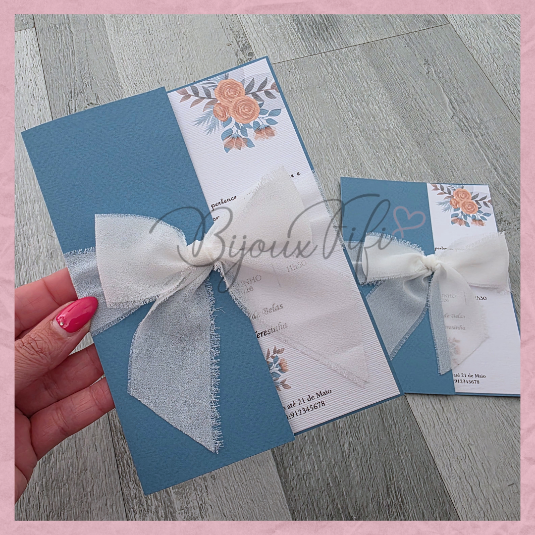 Convite Capa "Ice so Blue" V2