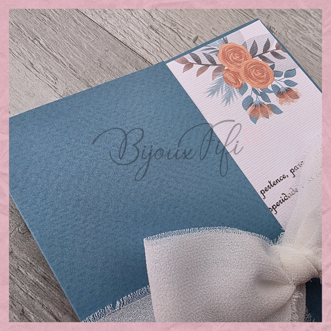 Convite Capa "Ice so Blue" V2