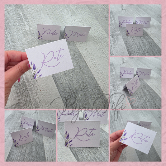 Marcador de Mesa Individual II "Lavanda"