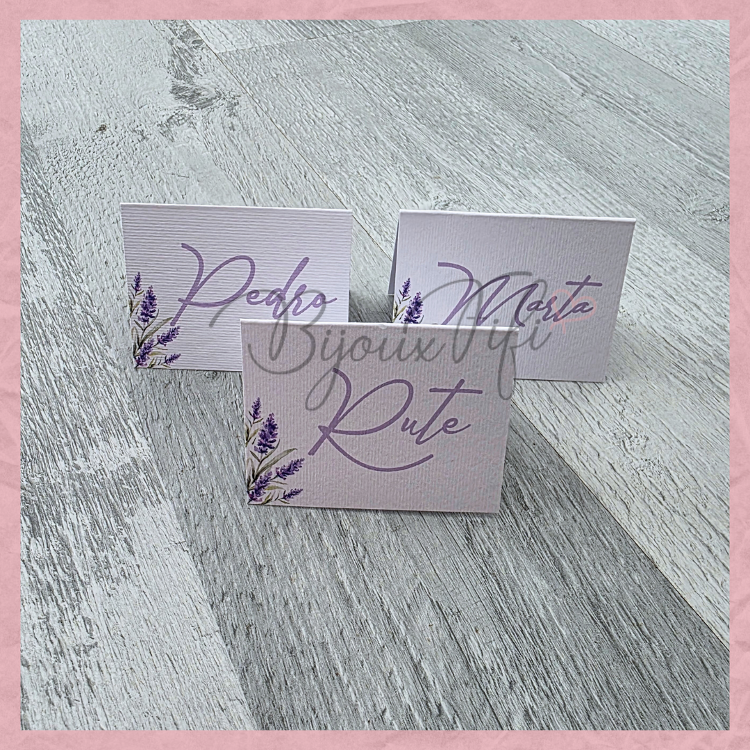 Marcador de Mesa Individual II "Lavanda"