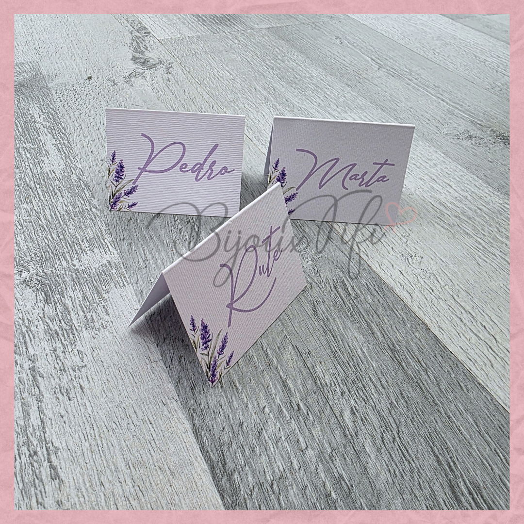 Marcador de Mesa Individual II "Lavanda"