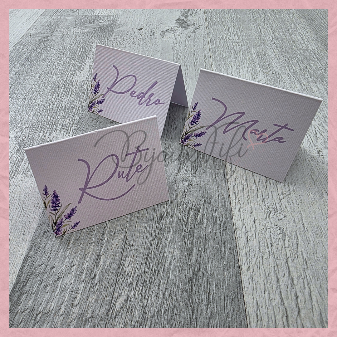 Marcador de Mesa Individual II "Lavanda"