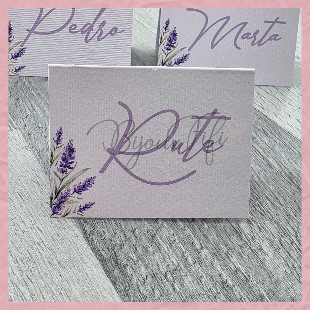 Marcador de Mesa Individual II "Lavanda"
