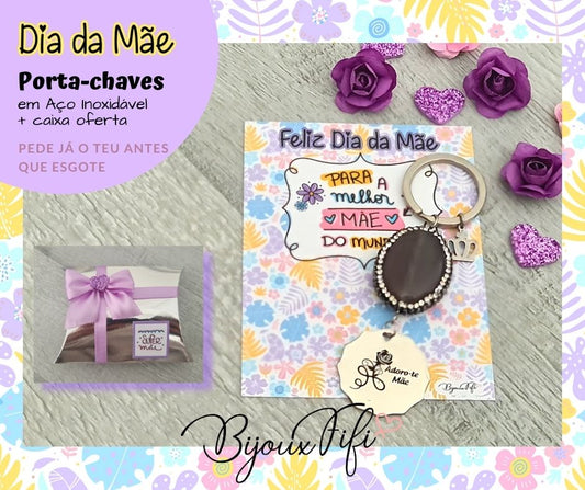 Porta-Chaves Adoro-te Mãe