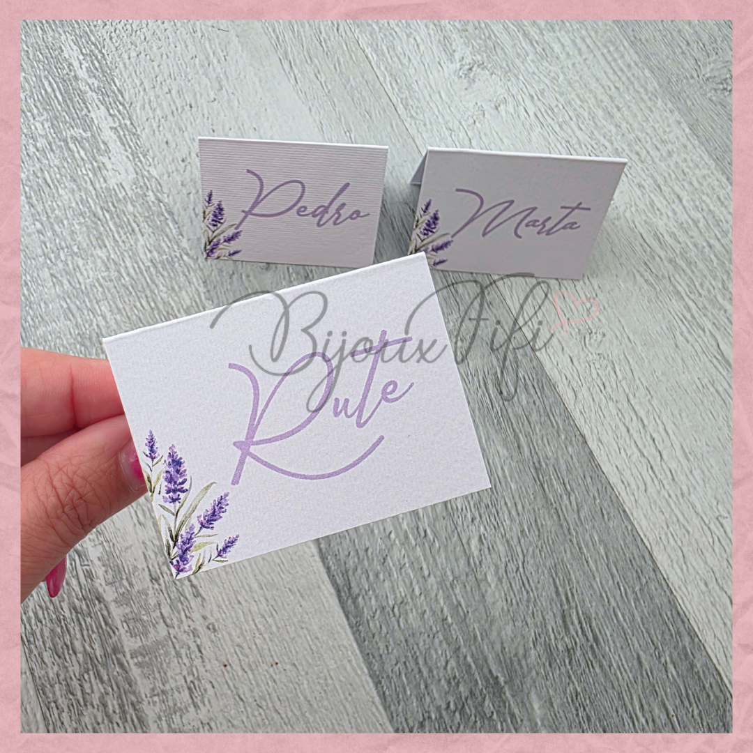 Marcador de Mesa Individual II "Lavanda"