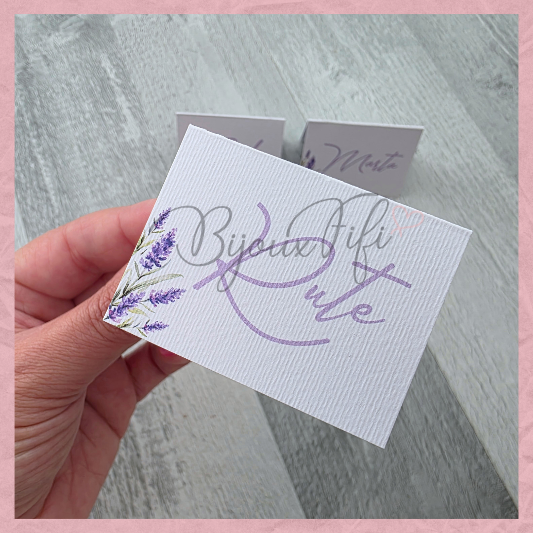 Marcador de Mesa Individual II "Lavanda"