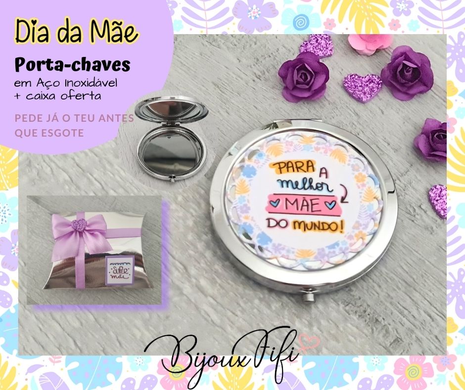 Espelho de Bolso Mãe