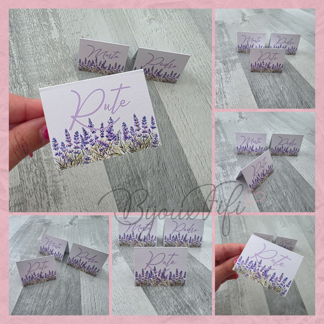 Marcador de Mesa Individual II "Lavanda"