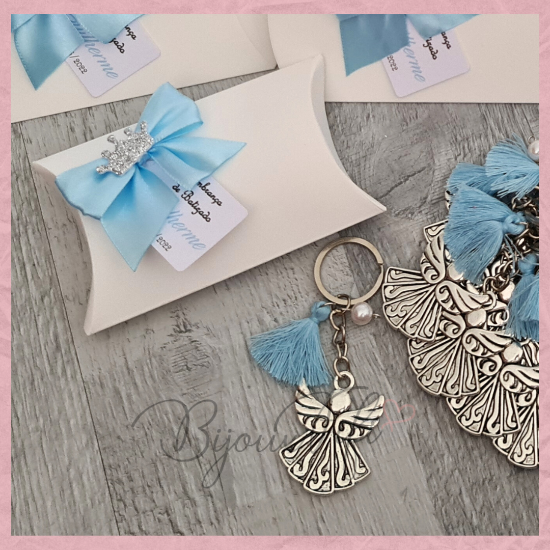 Caixa com Porta-chaves "Anjo" (+cores)