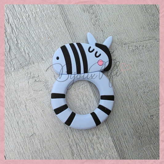 Mordedor de silicone Zebra
