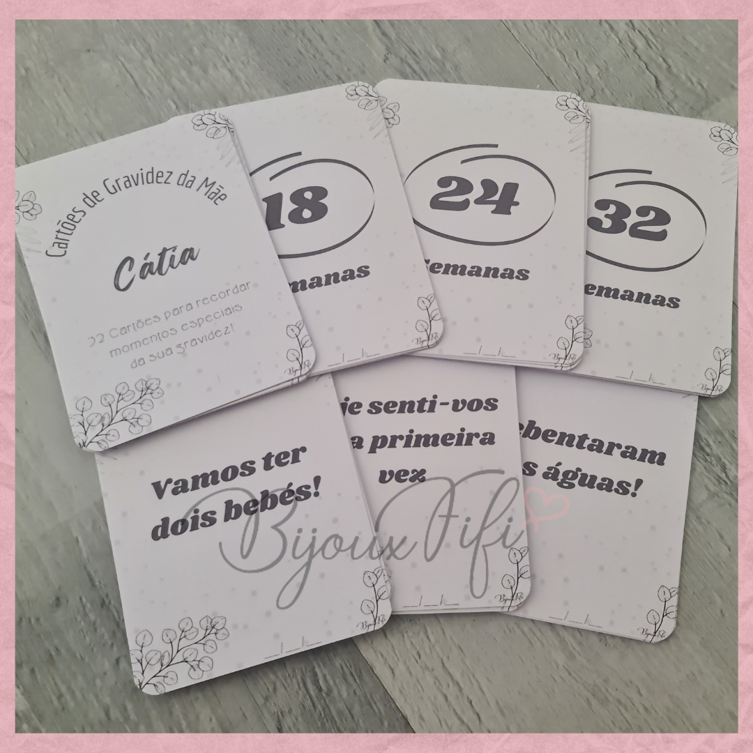 Cartões de Gravidez - Bijoux Fifi