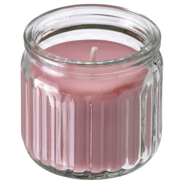 Vela em frasco com Caixa decorada "Pure Cotton" MB048